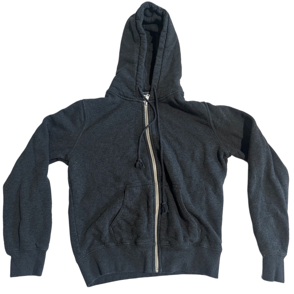 Brandy Dark Heather Gray Zip-Up Hoodie